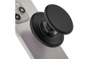 Grippopso for Magsafe Phone Grip, Magnetic Phone Grip Holder, Magnetic Collapsible Expandible Mobile Phone Grips Stand Holder for iPhone 17 16 15 14 13 12 Series, Black