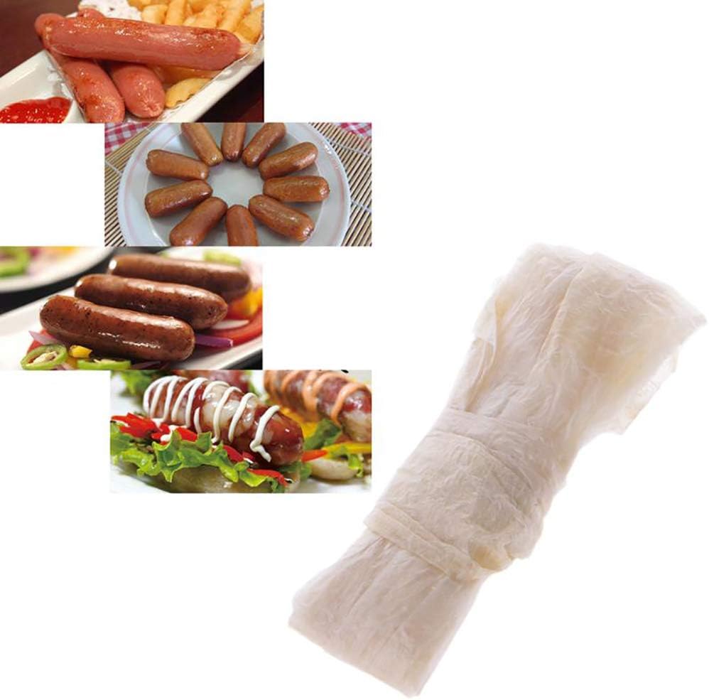 Dyyicun12 Dry Intestine Sausage Hot Dog Salami Meat Casing Coat Cooking Tools 28-30mm