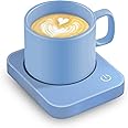 VOBAGA Coffee Mug Warmer for Desk with Auto Shut Off & 3-Temp Settings, Coffee Cup Warmer with Smart Safety Alert Home Office Accessory, Perfect for Coffee, Tea, Milk (No Mug)