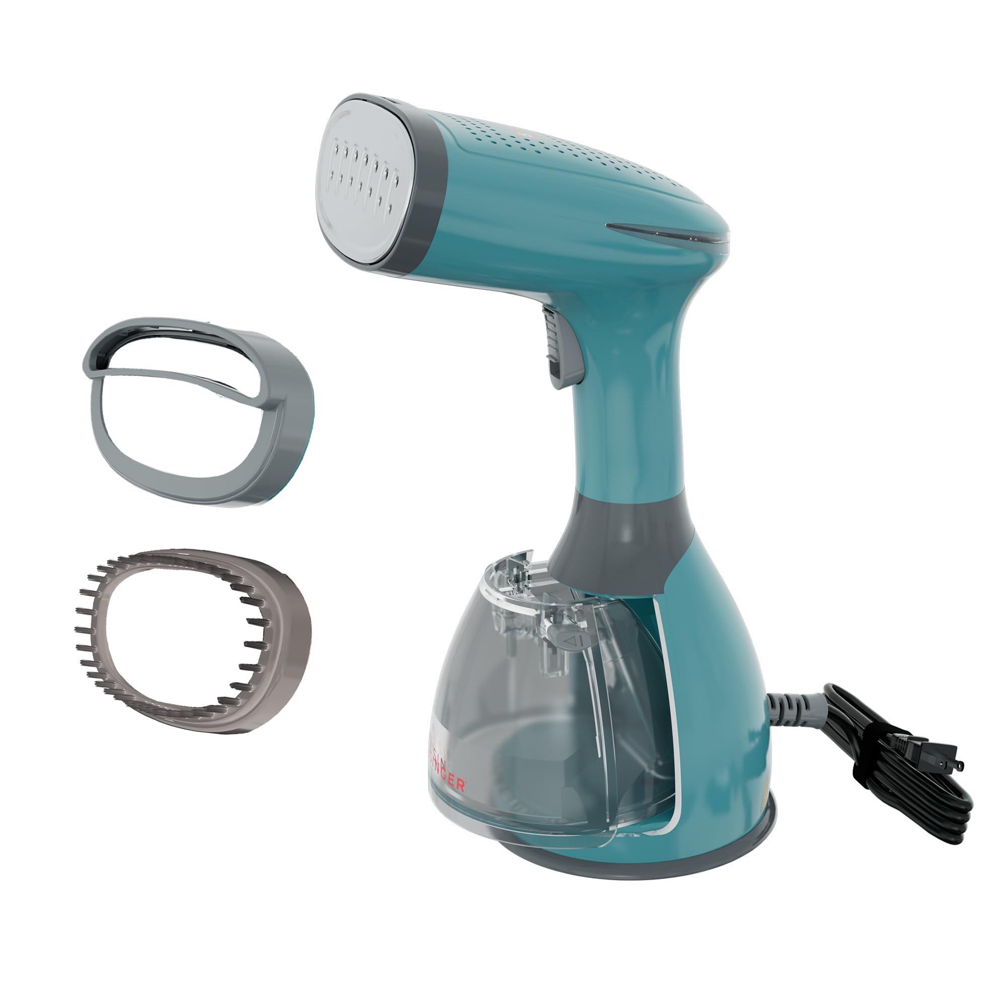 SINGER Handheld Garment Steamer | 1500W Powerful Steam | 20s Fast Heat-Up | 280ML Detachable Tank | Auto Shut-Off | Professional Wrinkle Remover for Clothes, Curtains & Upholstery