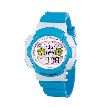 Vizion Digital LCD Multicolor Dial Watch for Kids-VZN-B0458-5