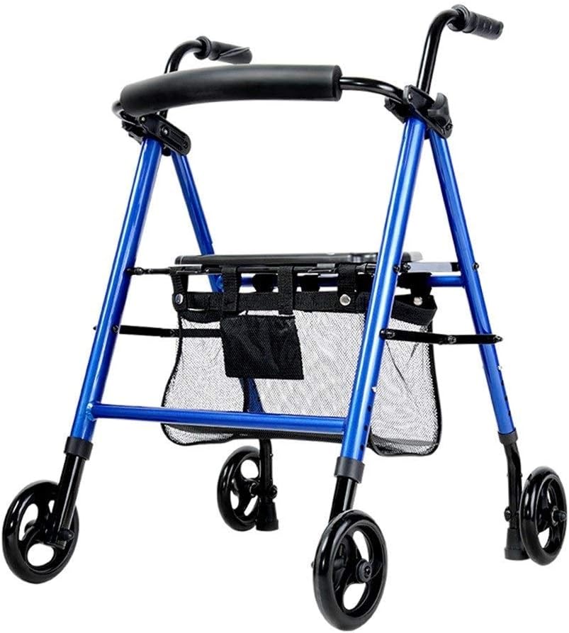 ZSEAT Rollator Walker Folding Walker with Wheels Mobility Walkers with