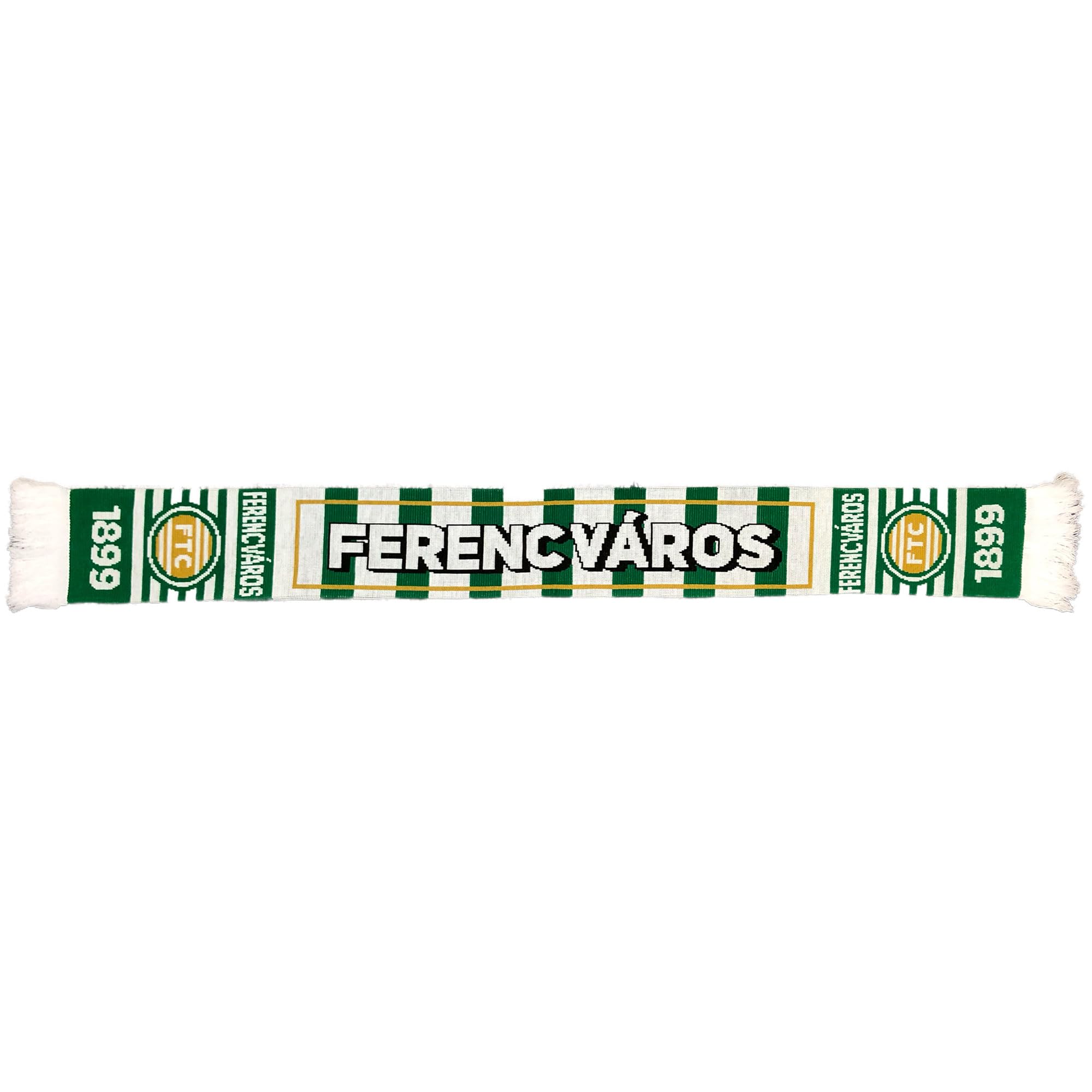 Beyond Happy Ferencvaros FC Hungarian Football Supporters Scarf - Ferencvárosi TC Hungary Soccer Fans Scarf - 100% Acrylic