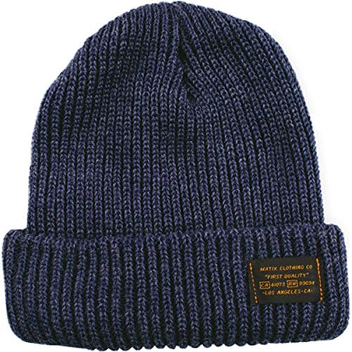 Matix Mens Service Beanie Hat One Size Indigo