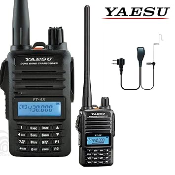 Yaesu FT-4XR VHF/UHF Dual Band FM Handheld Transceiver: Amazon.co.uk ...