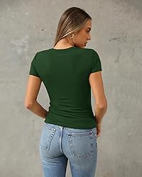 Abardsion Women's Casual Basic Going Out Crop Tops