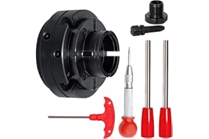 LeuMuas Wood Lathe Chuck 4-Jaw Self-Centering Chuck, with Adapter for 1"x 8 TPI thread & 3/4"x16 TPI