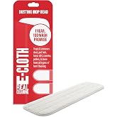 E-Cloth Deep Clean Mop Dusting Head, Reusable Mop Pads - 1 Pack | Washable Dust Mop Head Refill, Dry Floor Cleaning Pad for Hardwood, Tile &amp; Laminate, 100 Washes