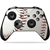 MightySkins Skin Compatible with Microsoft Xbox One X Controller - Baseball | Protective, Durable, and Unique Vinyl Decal wra