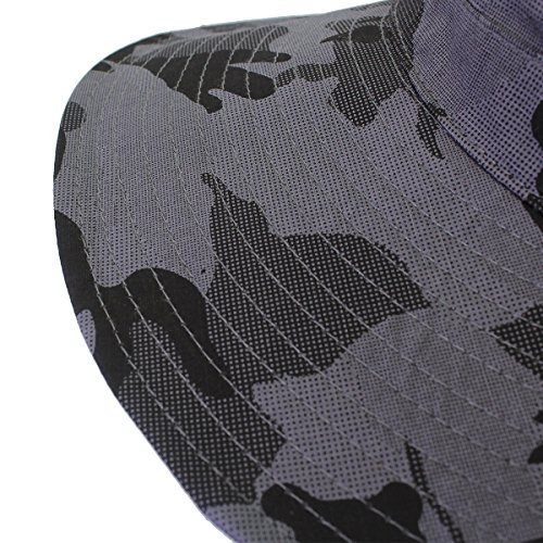 WANYING Damen Herren Outdoor Sonnenschutz Bucket Hut Fischerhut Baumwolle Two Way to Wear für Kopfumfang 55-62 cm… – Bild 6