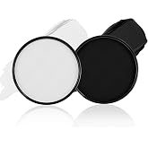 Water Based White and Black Face Paint for Halloween, Virbant & Fast-Drying | Buildable Face Paint, Skin-Friendly Gentle Formula, Breathable Wear, Easy to Apply & Remove, for Skull & Clown Makeup
