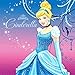 Cinderella Printed Luncheon Napkins Disney Princess Birthday Party Tableware (16 Pack), Multi Color, 6.5