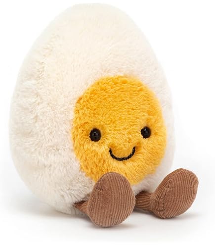 Jelly Cat Amuseable Geek Boiled Egg : Amazon.com.br: Alimentos e