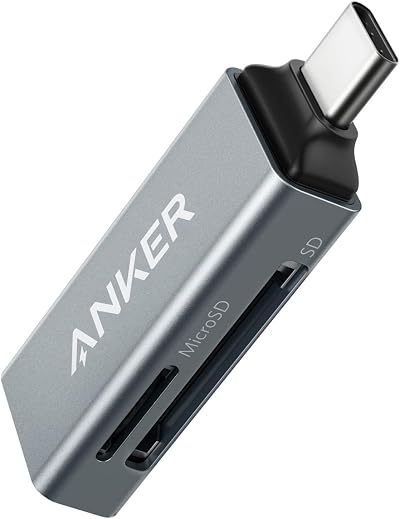 Anker USB-C Card Reader SD MicroSD UHS-I for MacBook Pro Galaxy S10