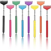 8-Piece Gift Box Set Retractable Back Scratchers- Portable Metal Body Massager Tool, Multi-Color Set for Men Women Kids & Pets - Father's Day, Valentine's, School Season