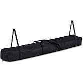 Vincreem Tent Poles Bag Portable Long Storage for Party Tent with Handles Oxford Poles Carrying Bag for Storing Top Covers, Window Walls, Connectors and Poles, Black(83"x12"x8")