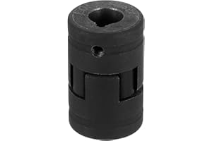uxcell 1/2" to 5/8" L050 Flexible 3-Piece L-Jaw Coupling Coupler Set & Buna-N NBR Rubber Spider for Log Splitter Hybrid Equipment