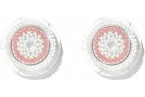 MICROTREE Brush Head Replacement Compatible with Clarisonic Mia 1, Mia 2, Mia Fit, 2 Pack, Radiance Facial Cleansing Brush