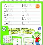 LeapFrog Printing, Numbers, Math and Shapes Dry Erase Practice Workbook for Grades K-1 with Washable Dry Erase Marker (19438)