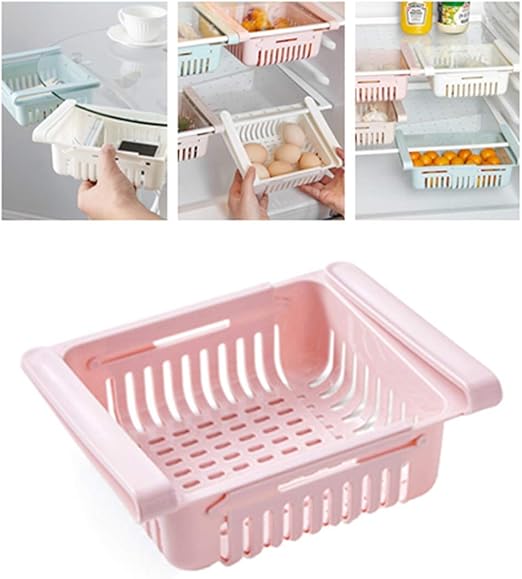 Amazon Com Eddizu Pull Out Refrigerator Storage Box Holder Food