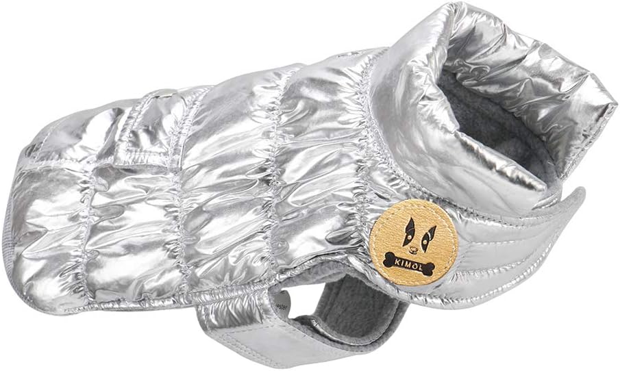 Kimol Dog Coat Winter Jacket Warm Cat Cold Weather Coat Pet Clothes for Small Medium Large Dogs