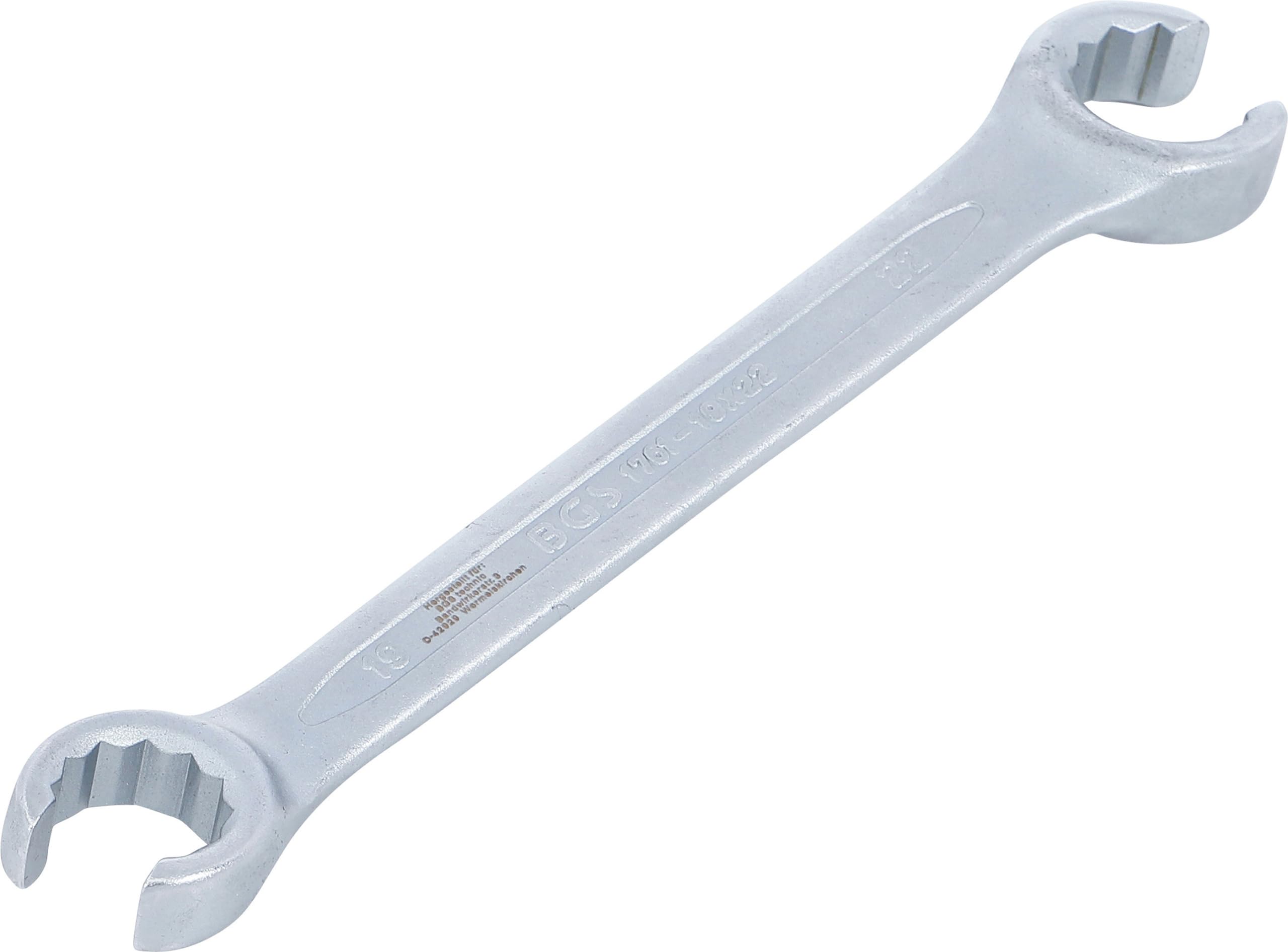 BGS 1761-19x22 | Double Ring Spanner, open Type | 19 x 22 mm