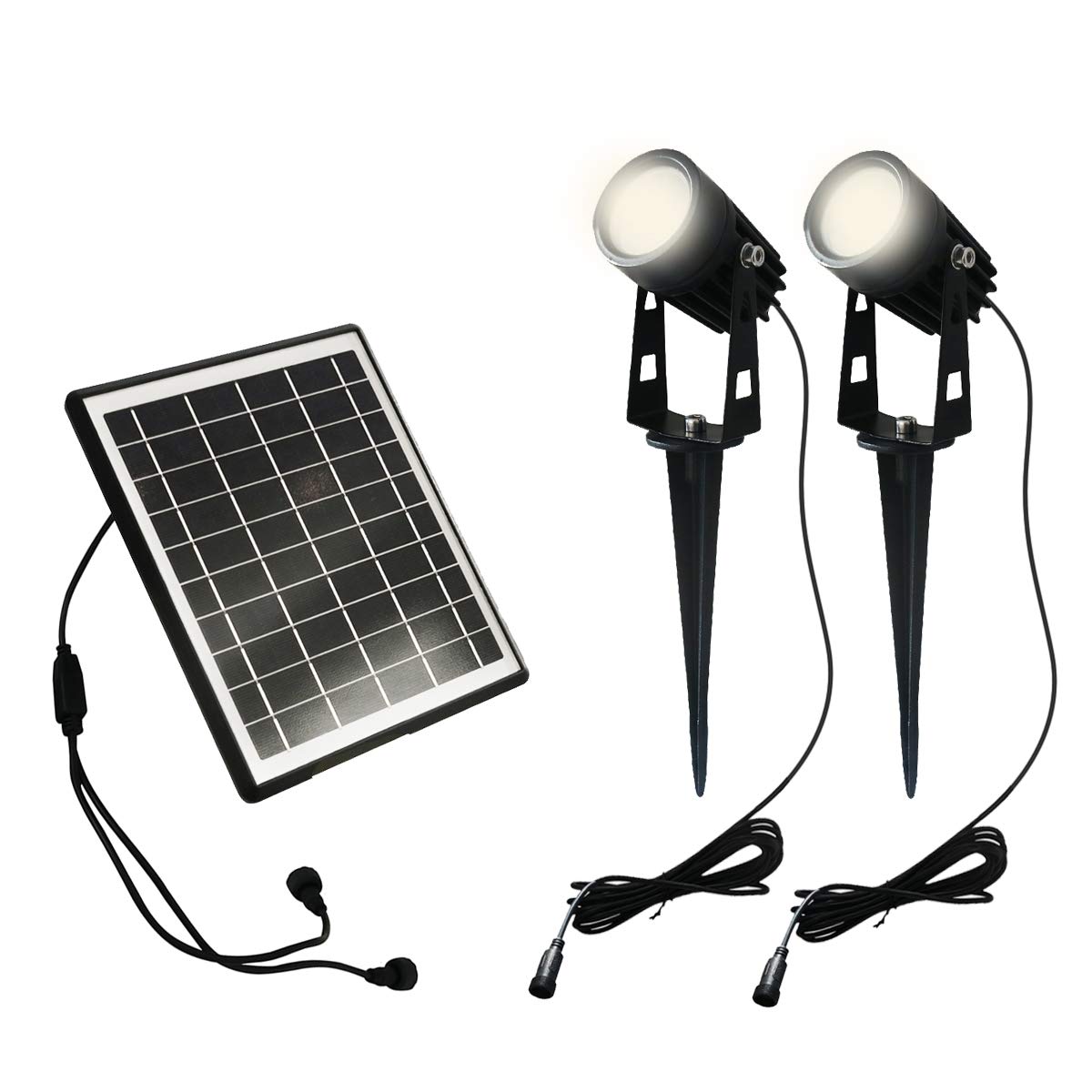 Moonori Glowzest Solar Spotlights (Set of 2)