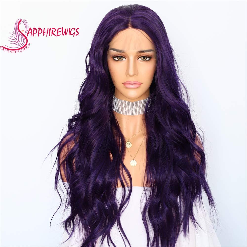 Purple  Wig