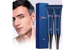 REDNOW Men Eye Cream Anti Aging,Himse Awaken Peptide Depuffing Eye Gel,Men's Moisturizing Eye Cream Remove Eye Bags,Wrinkles,Fine Lines,Dark Circles,Puffiness and Bags Under Eyes (2PCS)