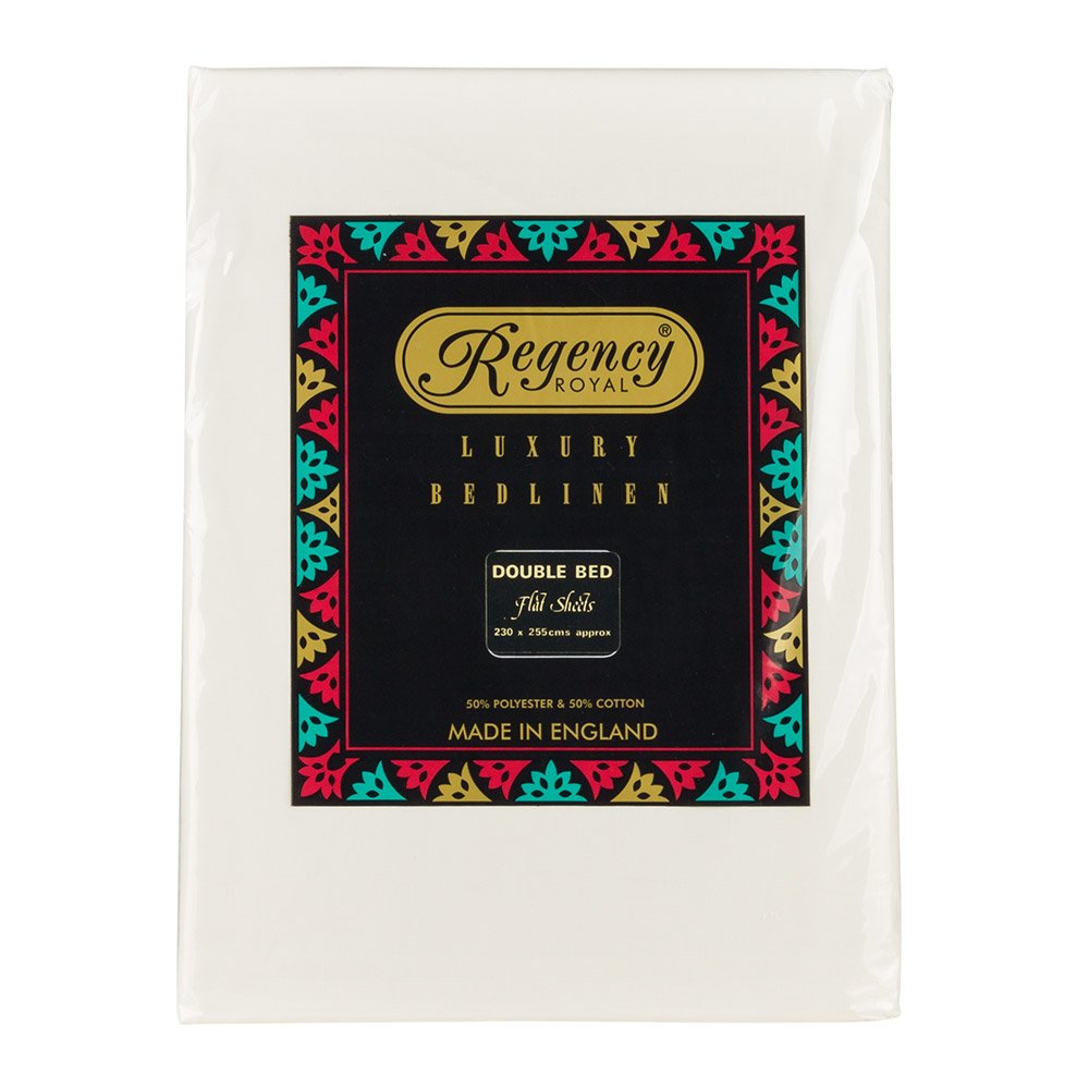 Regency Royal Double Bed Ivory Flat Sheet
