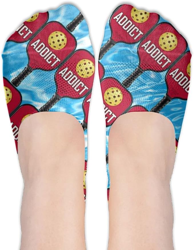 Pickleball Sport Elasticity Cotton Noshow Socks Sweat Uptake Colorful Low Cut Socks For Girls