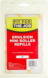 Fit For The Job 10 Pack 4in Medium Pile Mini Paint Rollers view 3