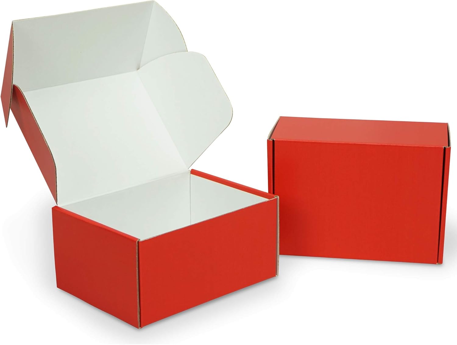 Cajas de envío rojas | Caja de envío roja de 8