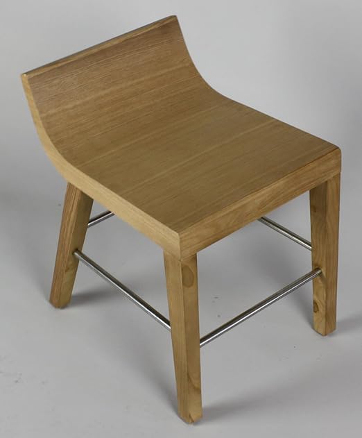 Modern Wood & Veneer Chair in Natural Kitchen & Dining