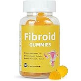 Aromlife Fibroid Gummies for Women Shrink Ovarian Cysts, Natural Detox Womb Gummies to Warm Uterus and Detox, 60 Count Orange Flavor Fibroids Shrink Gummies Help to Get Pregnant Fast