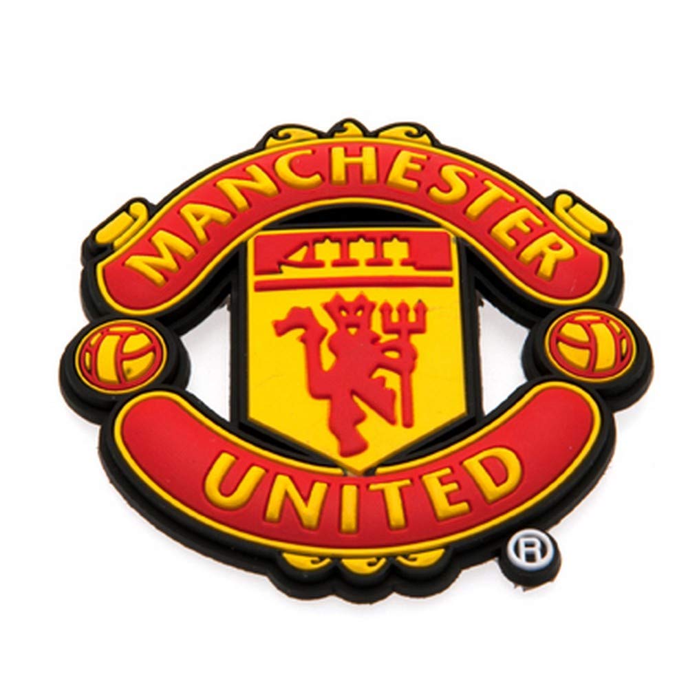 Club Licensed Man Utd Crest 3D Fridge Magnet (6cm Approx) - One Size