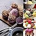Cookie Scoop Set 3 PCS Stainless Steel Ice Cream Scoop Trigger Include small size (1.58 inch), medium size (1.97 inch), large size (2.37 inch), Melon Scoop (cookie scoop3)