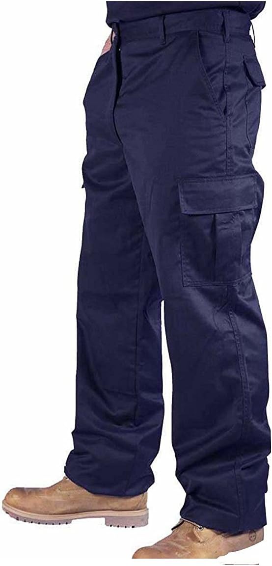 Mcintyre Men's Polyester Cotton Cargo Combat Builders Warehouse Workwear Trouser