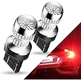 AUXITO Upgraded 7440 7443 LED Bulb Red for Tail Lights Brake Lights, Super Bright T20 W21W 7441 7444 LED Replacement for Stop