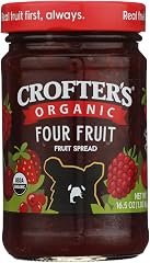 Crofters, Fruit Spread Four Fruit Organic, 16.5 Ounce