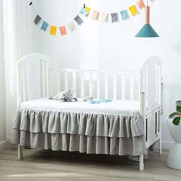 baby crib bed skirt