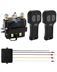 QWORK Wireless Winch Remote Control Kit, 12V 250A