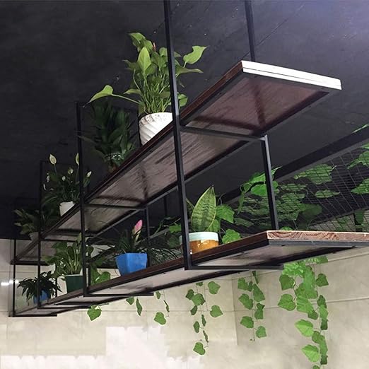 Rustic Shelves, Hanging Shelving Storage 2 Layer in Retro