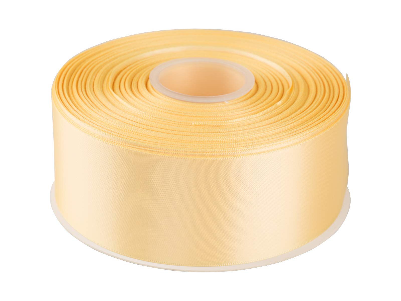 AVANAVA 50mm Wide Double Face Satin Ribbon - 45 Meters (614-Chamois)