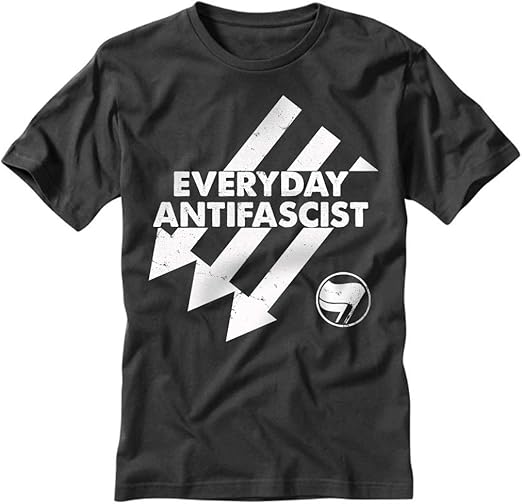 Electricitees Everyday Antifascist Black T Shirt Amazon Com