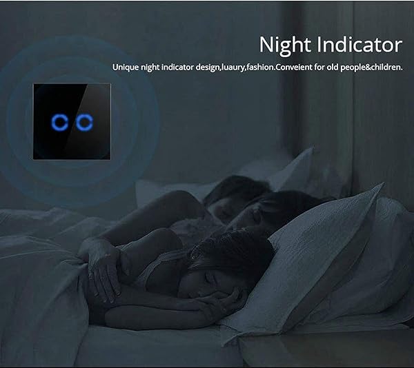 BCDL Panel de Vidrio Ajustable Interruptor tctil de la UE LED Light Light STARTE Light SHIRTOS NO Hay Neutral REQUERIDO 220V 1 GAND Smart Switch 1114 Color 2 Gang White