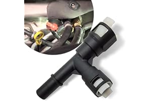 awlbed 1 PC Car Heater Inlet Hose Joint, Three-way Plastic Cooling Connector Accessories, Original Replacement Part 15055343 15055342, Compatible with Select Cadillac Chevrolet GMC Models (Black)