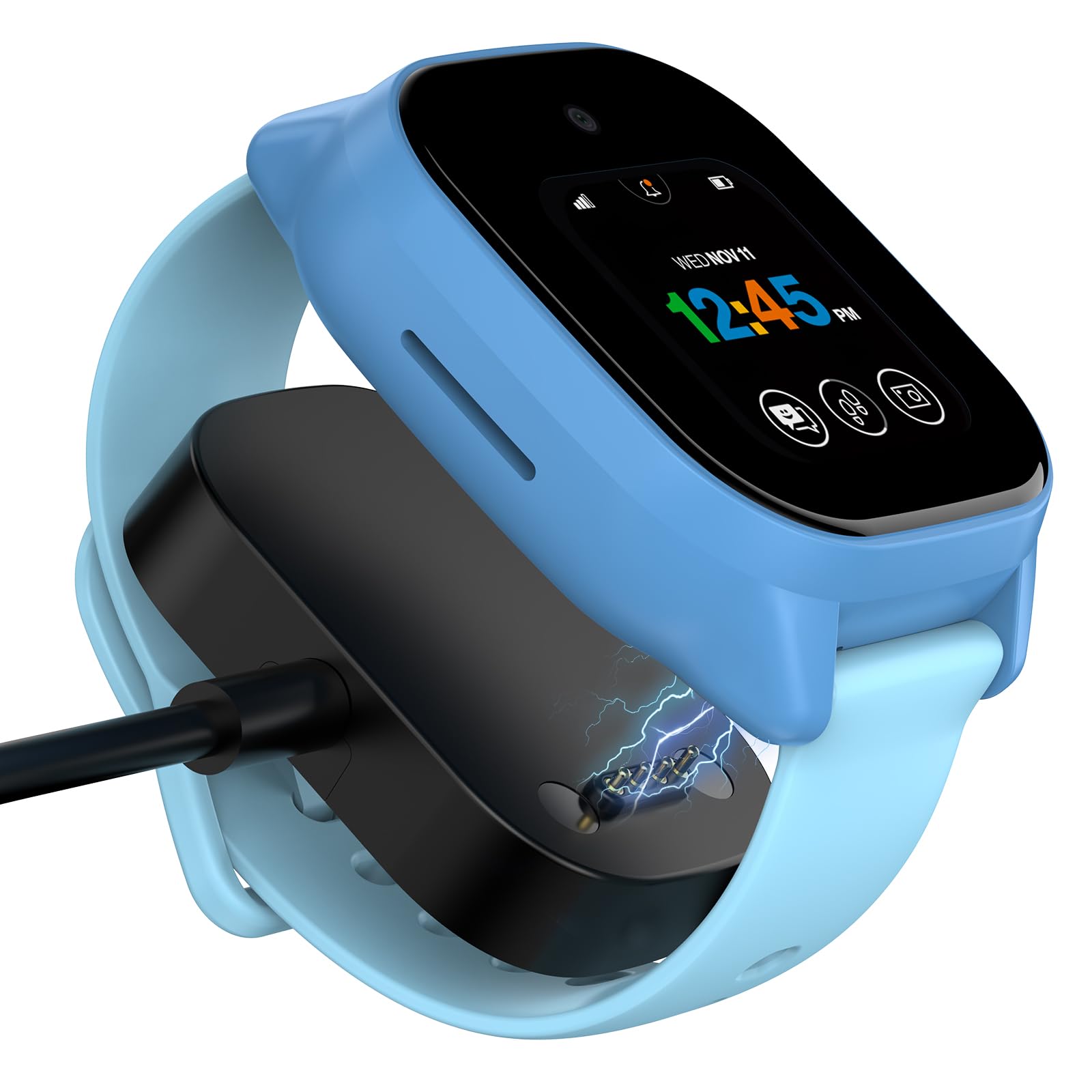 Soarking Charging Dock Compatible with Gizmo Watch Edition Charger with 5 Feet Cable (GizmoWatch 3/Edition) Black