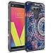 LG V20 Case, Rosebono Slim Hybrid Dual Layer Shockproof Hard Cover Graphic Fashion Cute Colorful Silicone Skin Cover Armor Case for LG V20 (Mandala)
