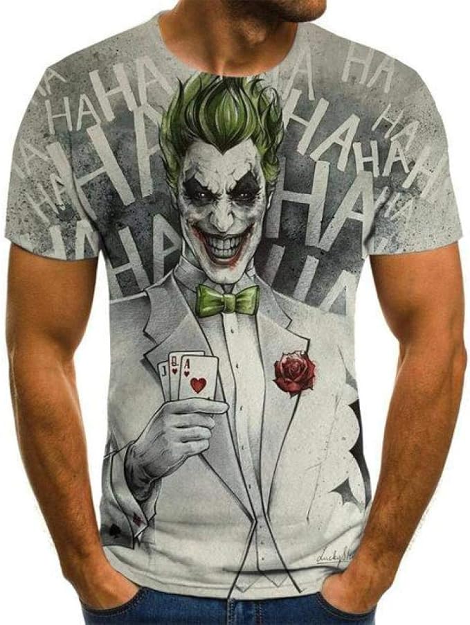 2020 Mens Horror T Shirts Fashion New Summer Men's Short Sleeve TShirt